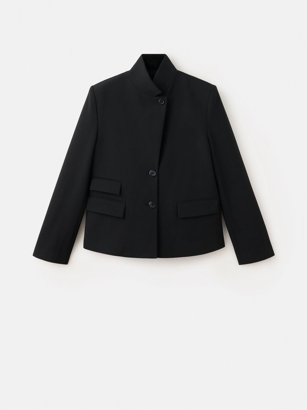 MANGO Stand Collar Regular Fit Blazer-picture-17