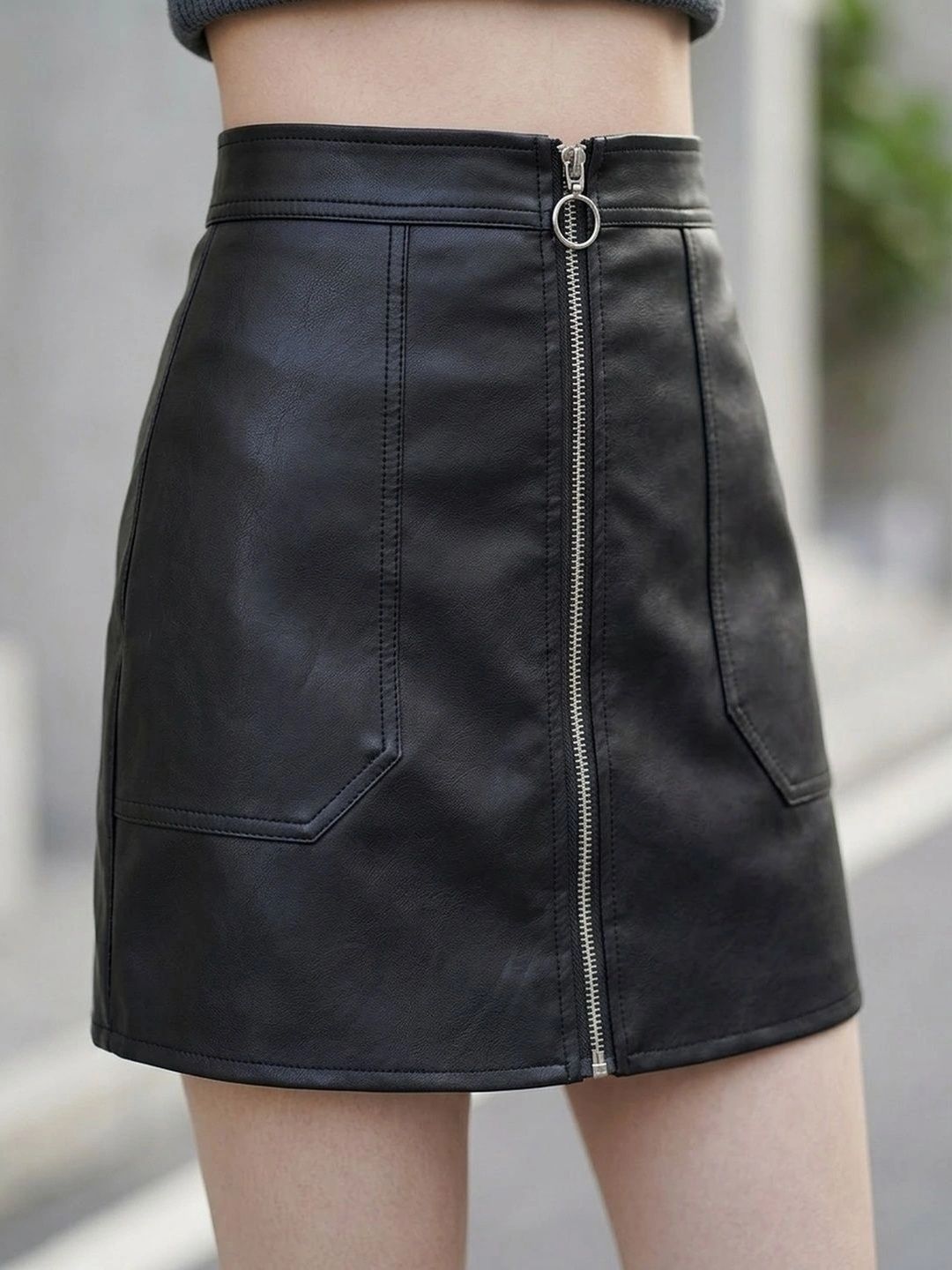 Suo Women Mini A-Line Skirt-picture-39