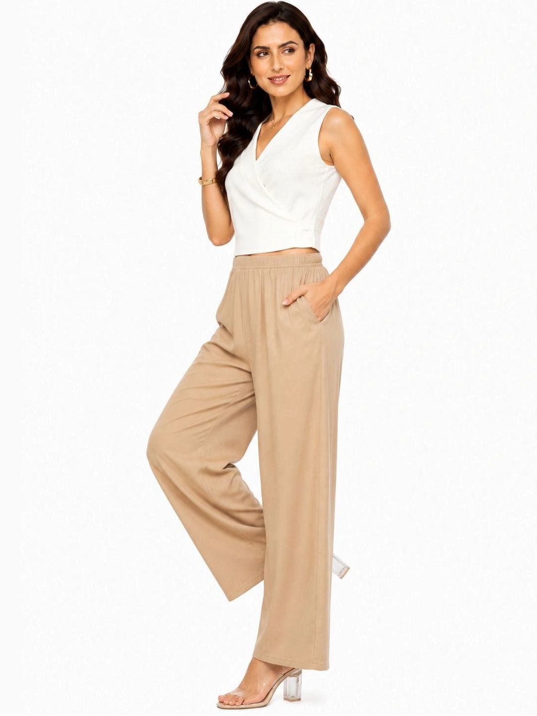 Thrifty Thread Women Knitted Palazzos-picture-50