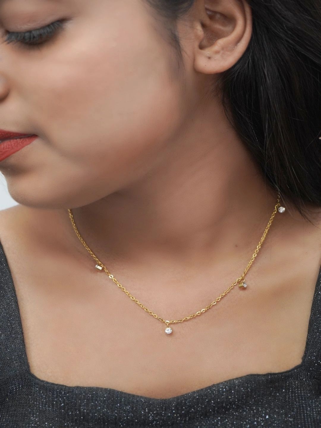 Niscka Gold-Plated Layered Chain-picture-22