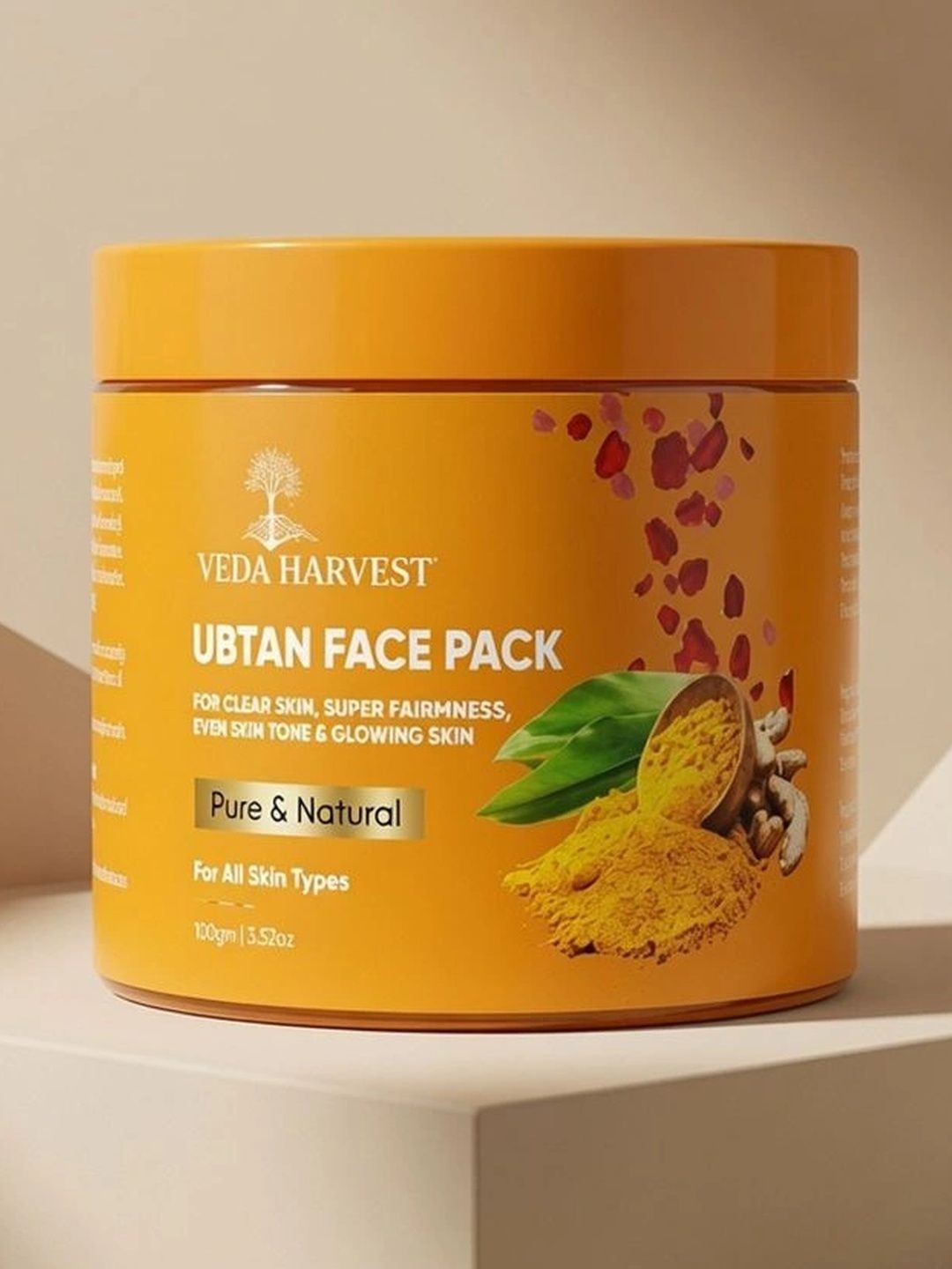 Veda Harvest Ubtan Glow Face Pack For Glowing Skin- 100 g-picture-46