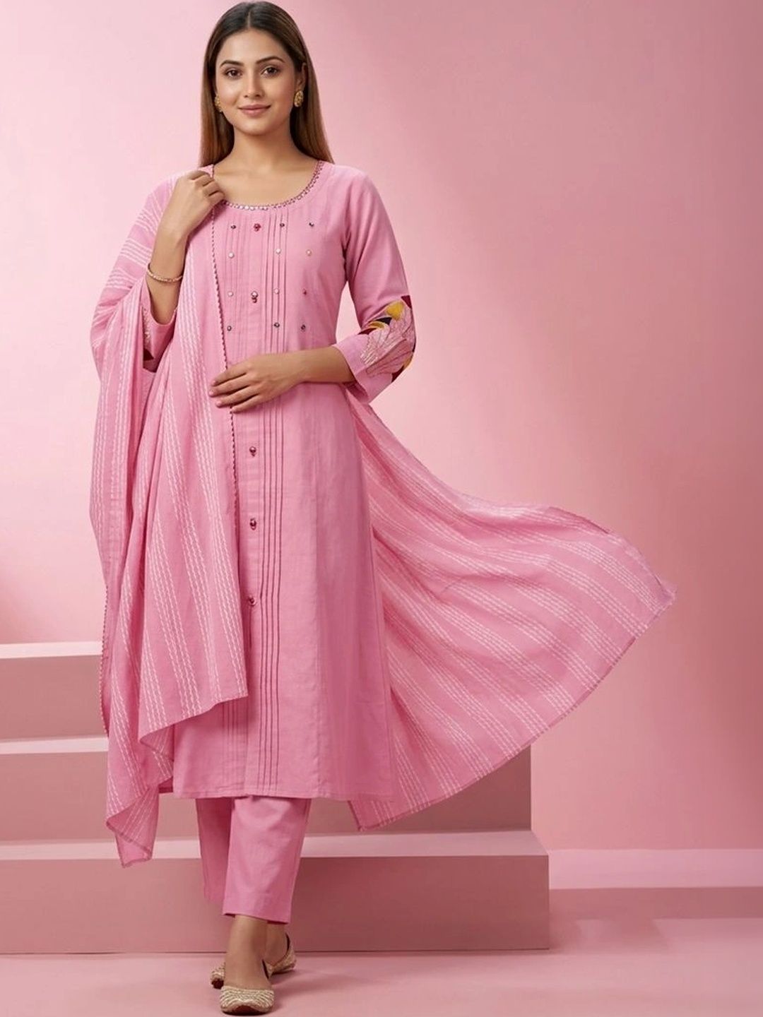 gokurtis Embroidered Pure Cotton Blend Handloom Kurti-picture-31