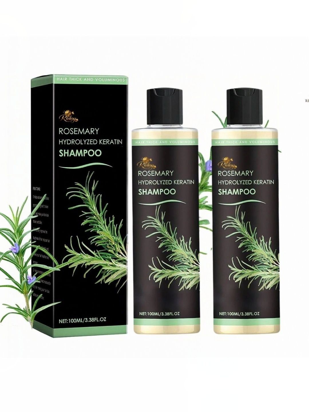 ridoy Set Of 2 Kerarose Rosemary Shampoo For Hair Growth - 100 ml Each-picture-23
