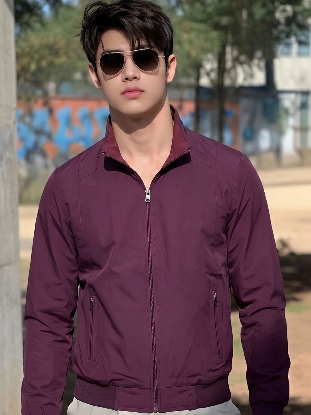 Moda Rapido Men Lightweight Bomber Jacket-picture-22