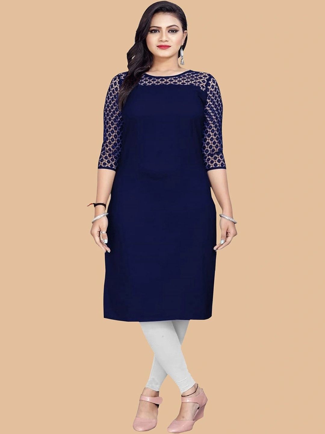 Navyankaa Ethnic Motifs Yoke Design Kurti-picture-30