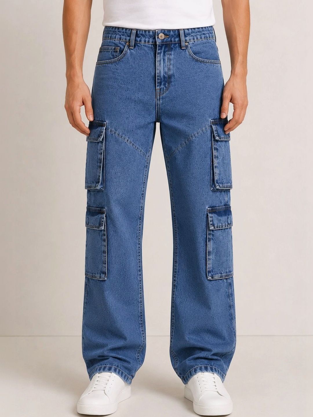NOWI Men Straight Fit Mid-Rise Jeans-picture-44