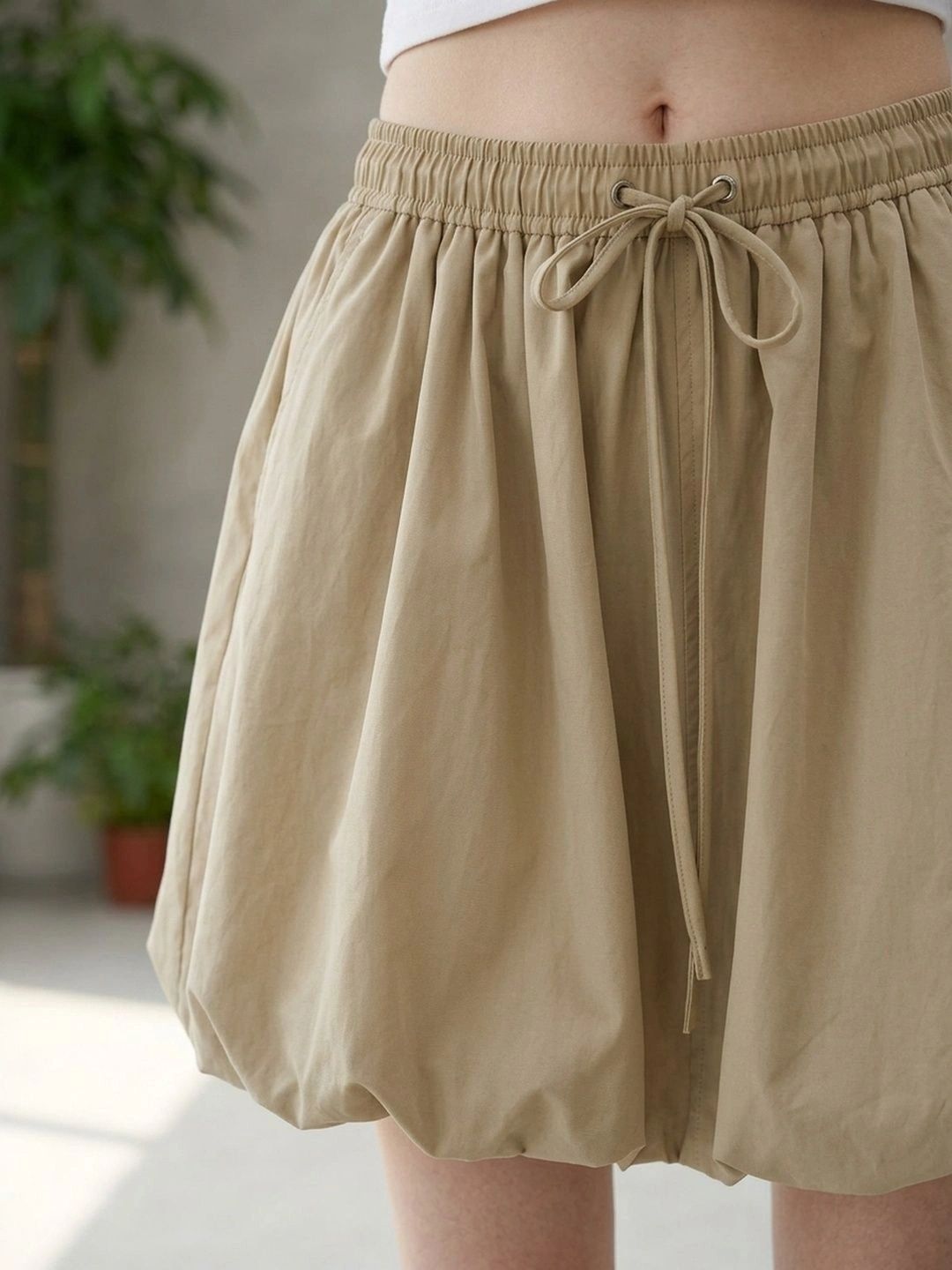 Suo Women Mini Balloon Skirt-picture-35