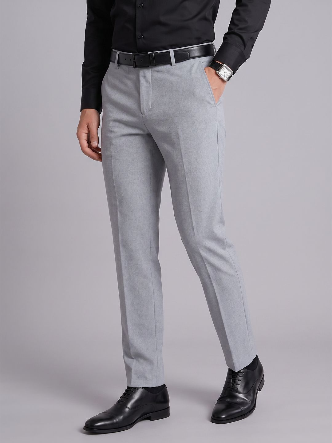 Arrow Men Tapered Fit Formal Trouser-picture-34