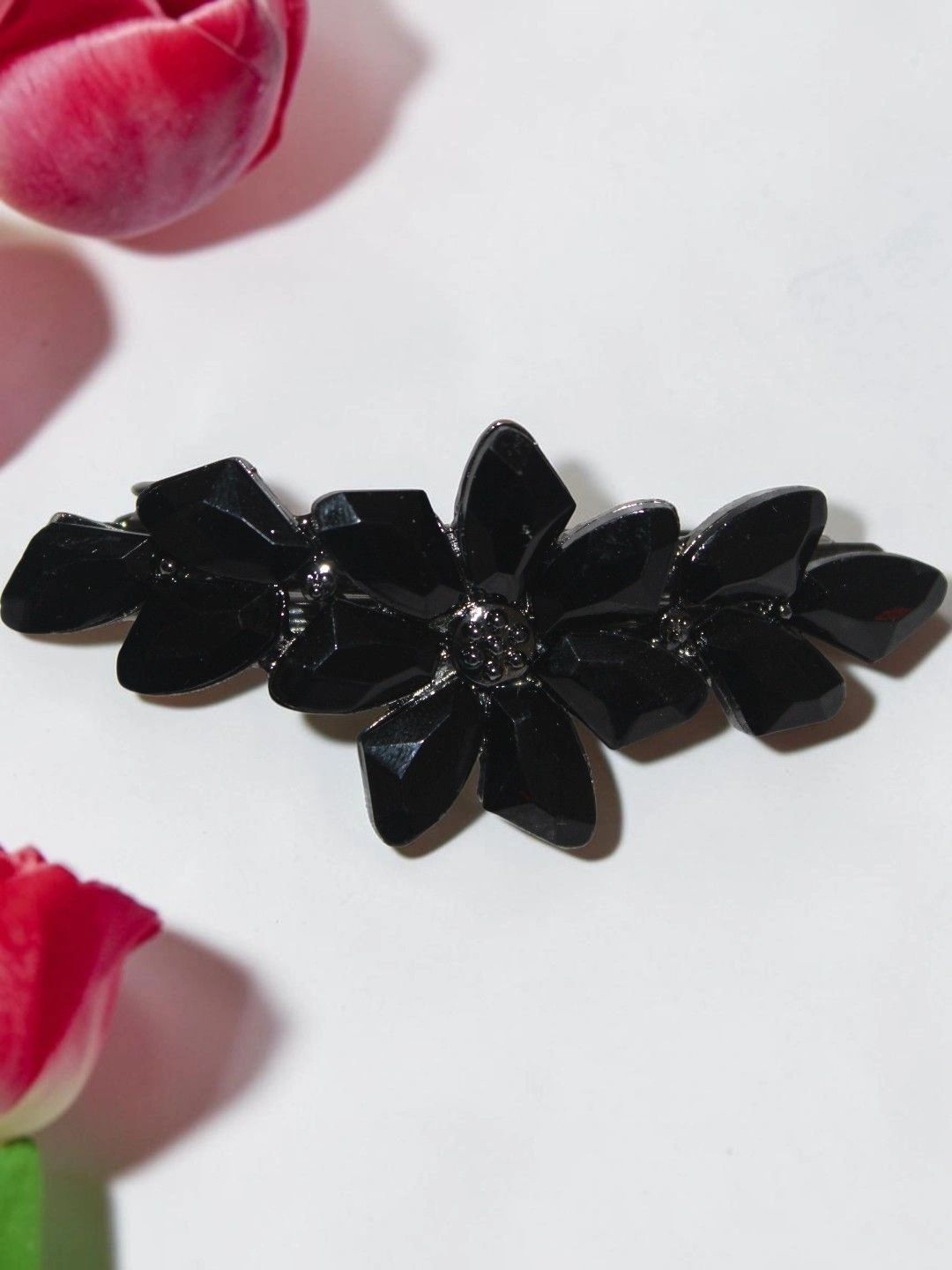 Jolly Faces Women Embellished French Barrette-image-39