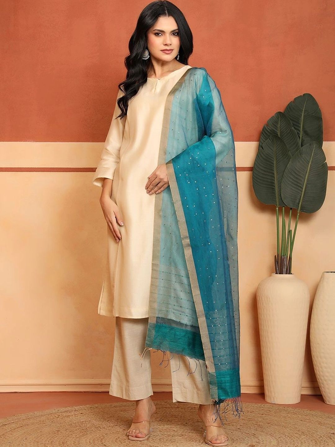 Fabindia Dupatta with Sequinned-picture-47