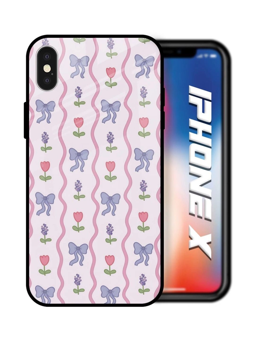 QRIOH Quirky Printed iPhone X Back Case Mobile Accessories-image-17