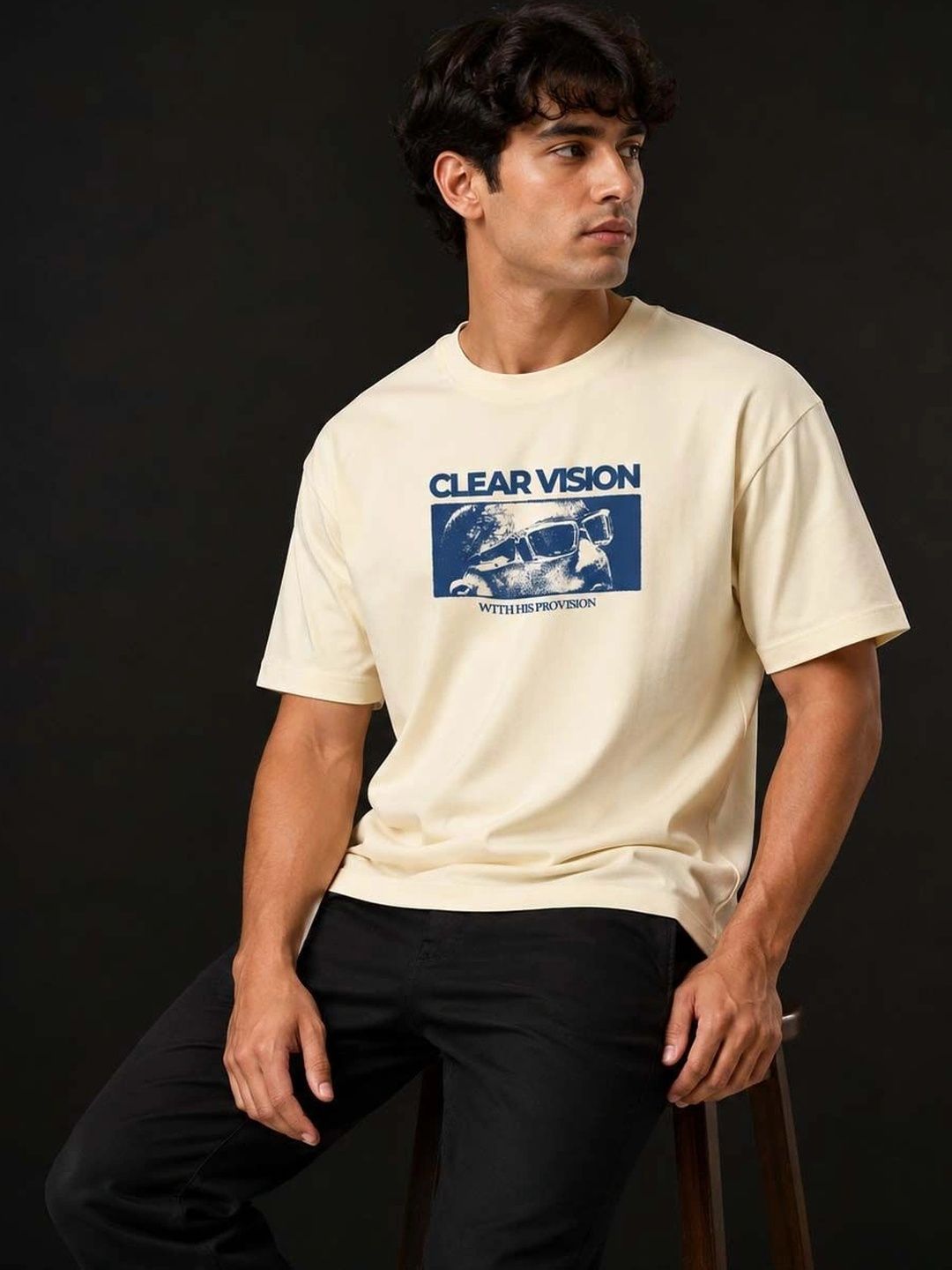THE S LIVING Men Typography Printed Pure Cotton T-shirt-picture-32