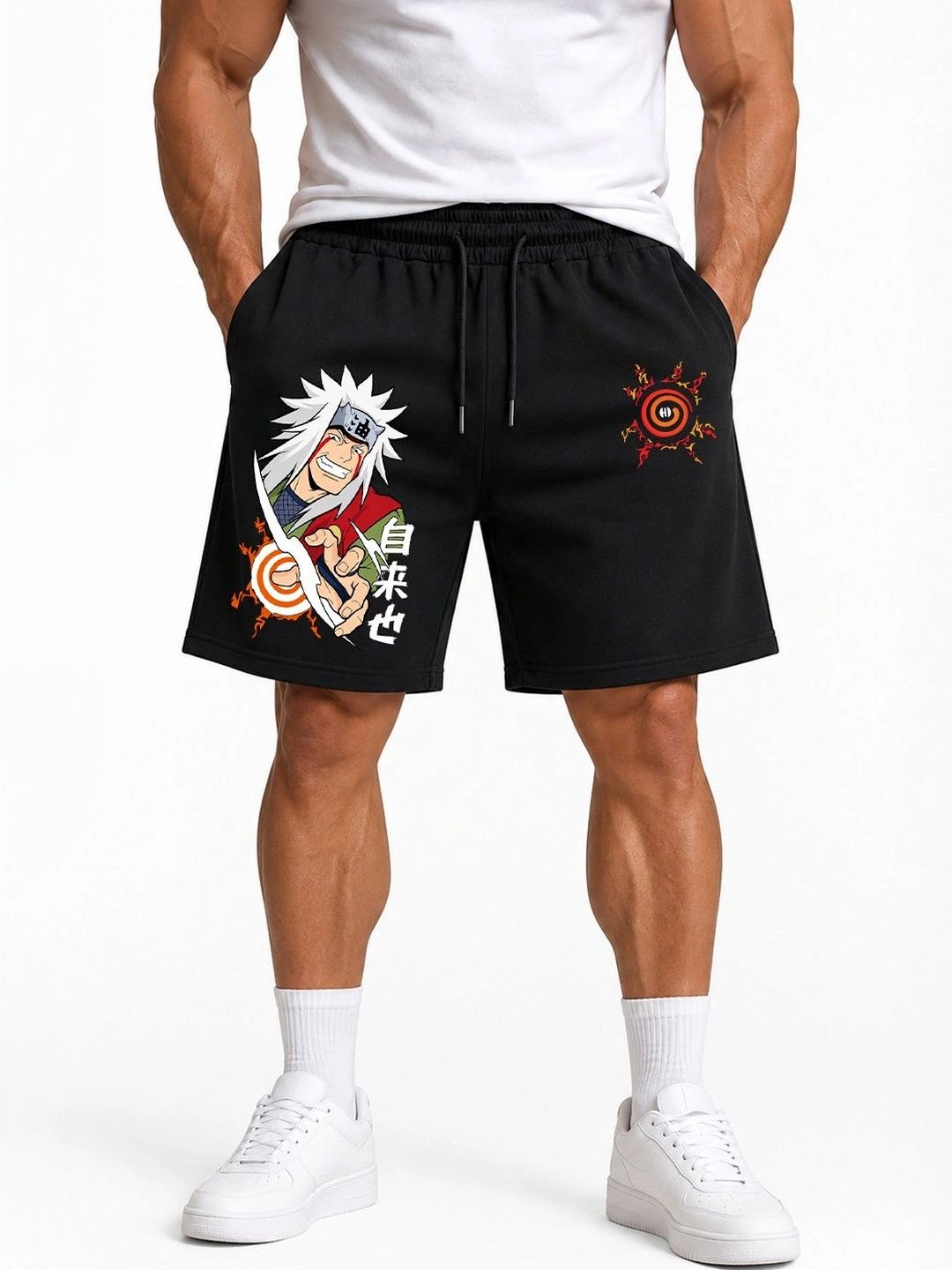 Dressing Hub Men Printed Naruto Shorts-picture-53