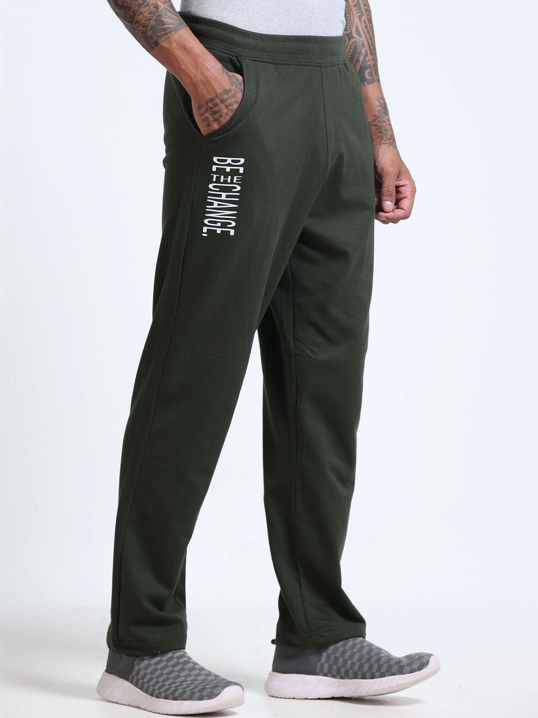 HRX by Hrithik Roshan Men Regular Fit Brand Logo Training Track Pants-picture-31