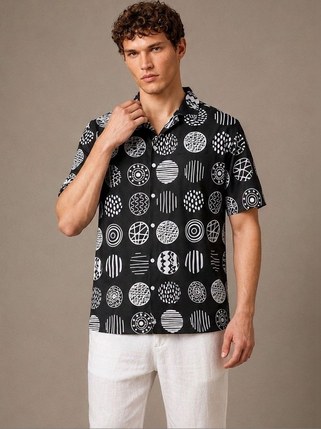 Mast & Harbour Men Classic Printed Casual Shirt-picture-24