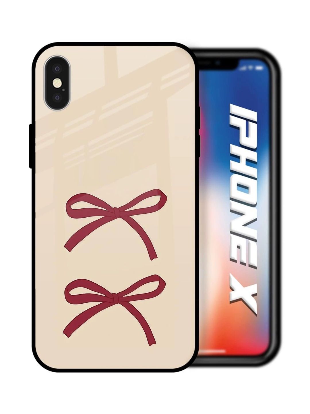 QRIOH Conversational Printed iPhone X Back Case Mobile Accessories-picture-28