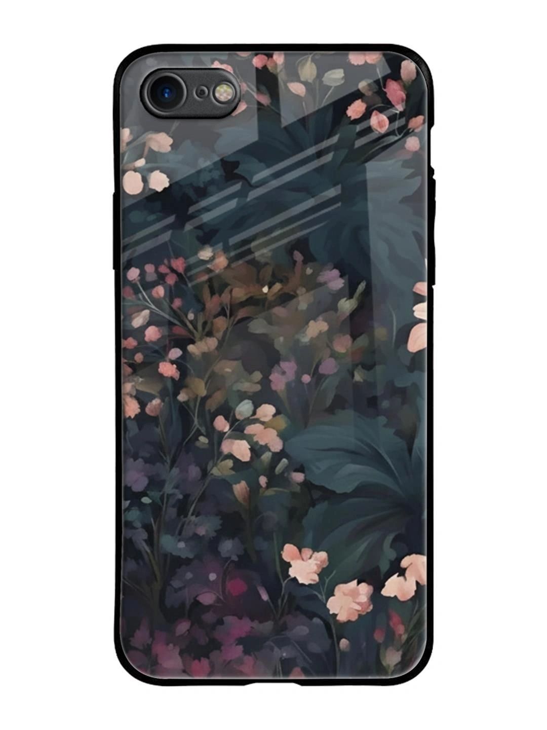 QRIOH Floral Printed iPhone 8 Back Case Mobile Accessories-picture-48
