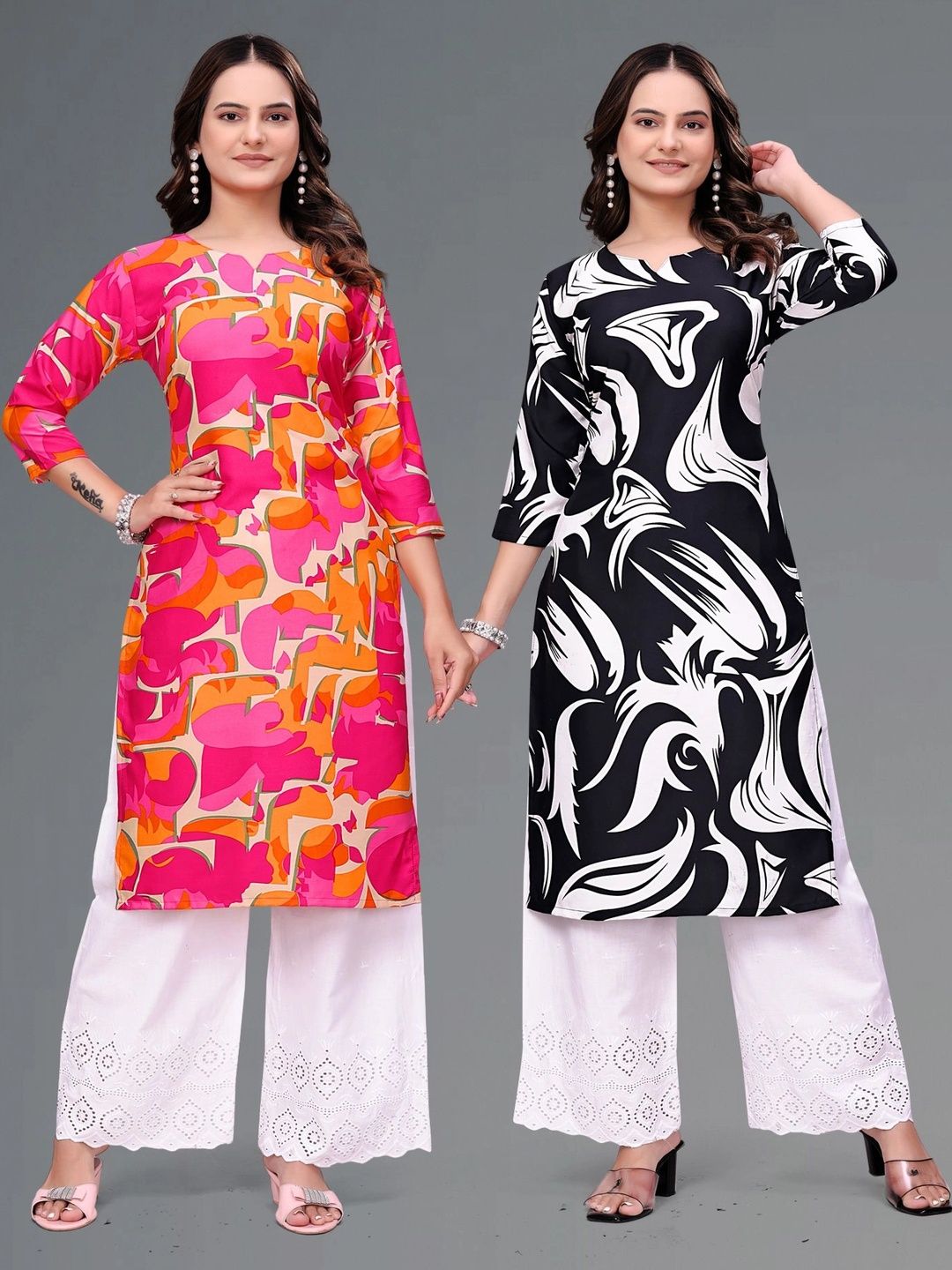 MENFLUENT Printed Pure Crepe Kurti-picture-17