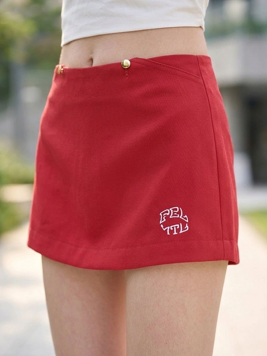 Suo Women Mini A-Line Skirt-picture-38