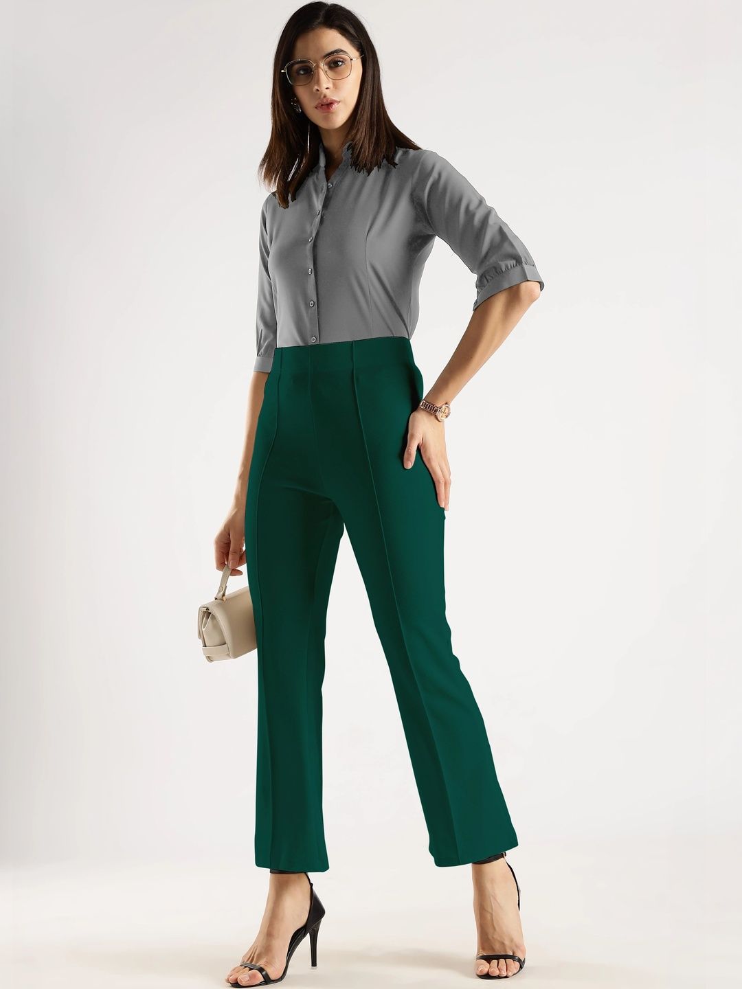 SZN Women Relaxed Easy Wash Trousers-picture-32