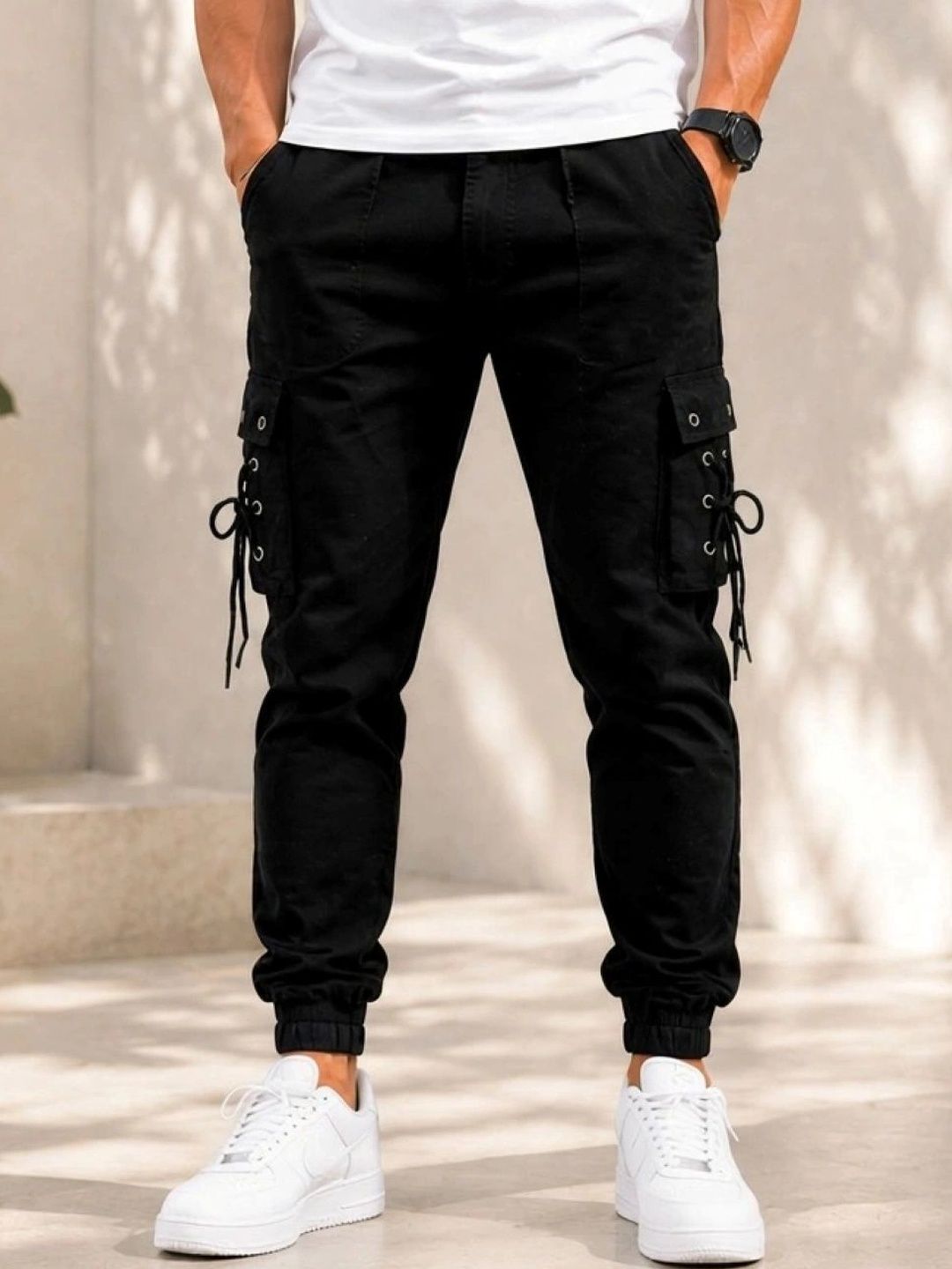 Metronaut Men Classic Cargos Trousers-picture-20