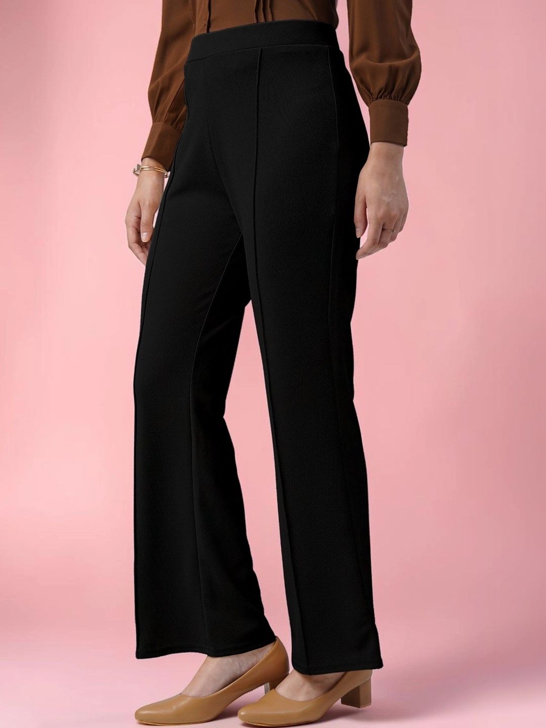 CORSICA Women Relaxed Straight Leg High-Rise Trousers-picture-37