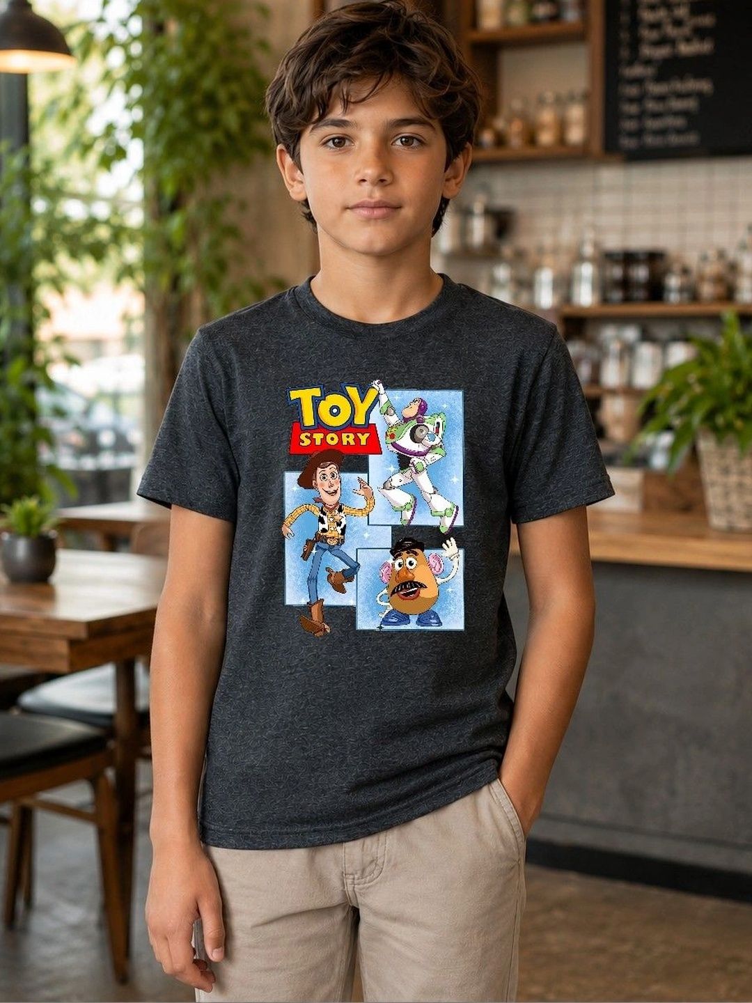 Disney By Miss and Chief Boys Toy Story Printed T-shirt-picture-43