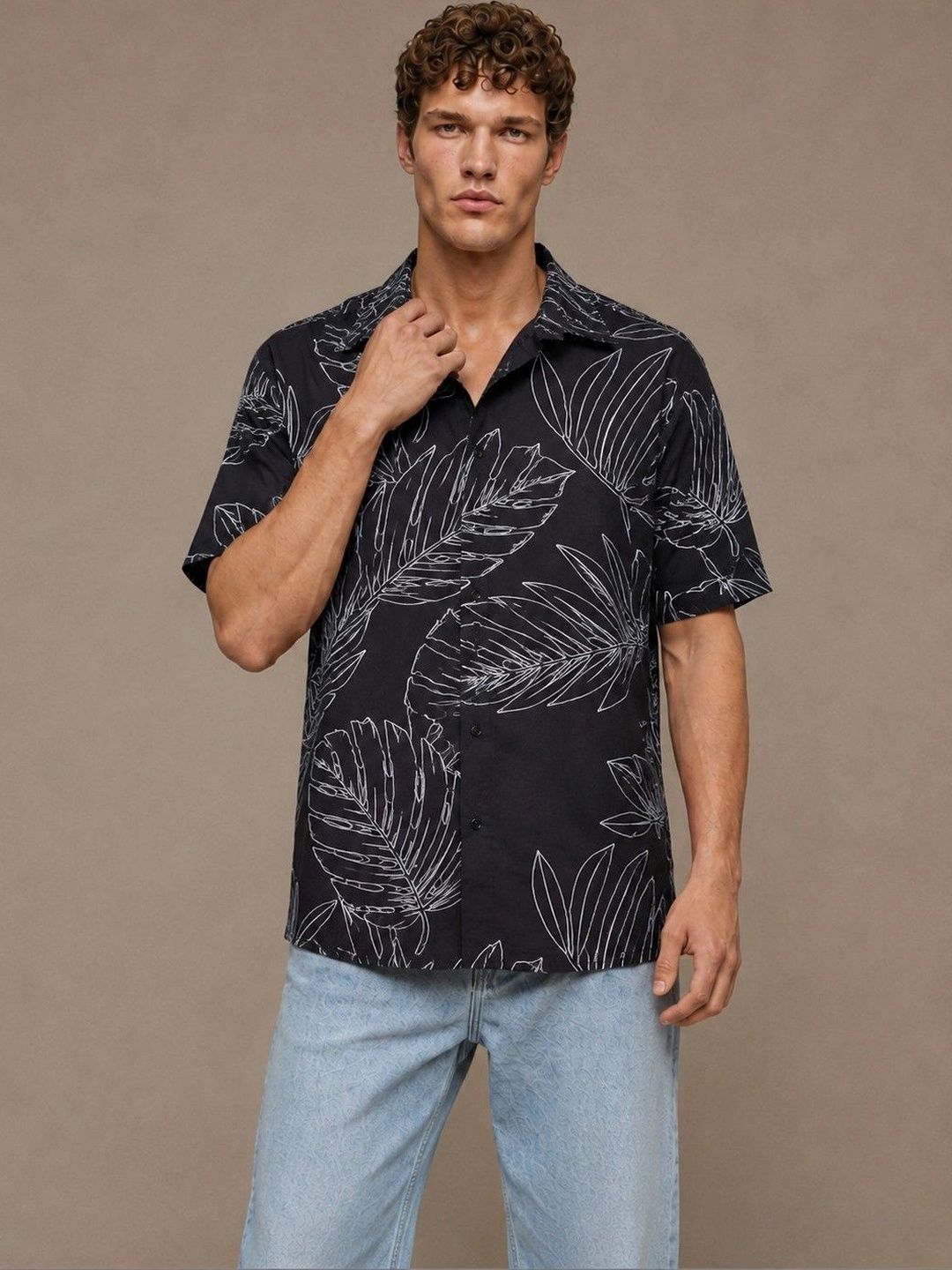 Mast & Harbour Men Classic Floral Printed Casual Shirt-picture-21