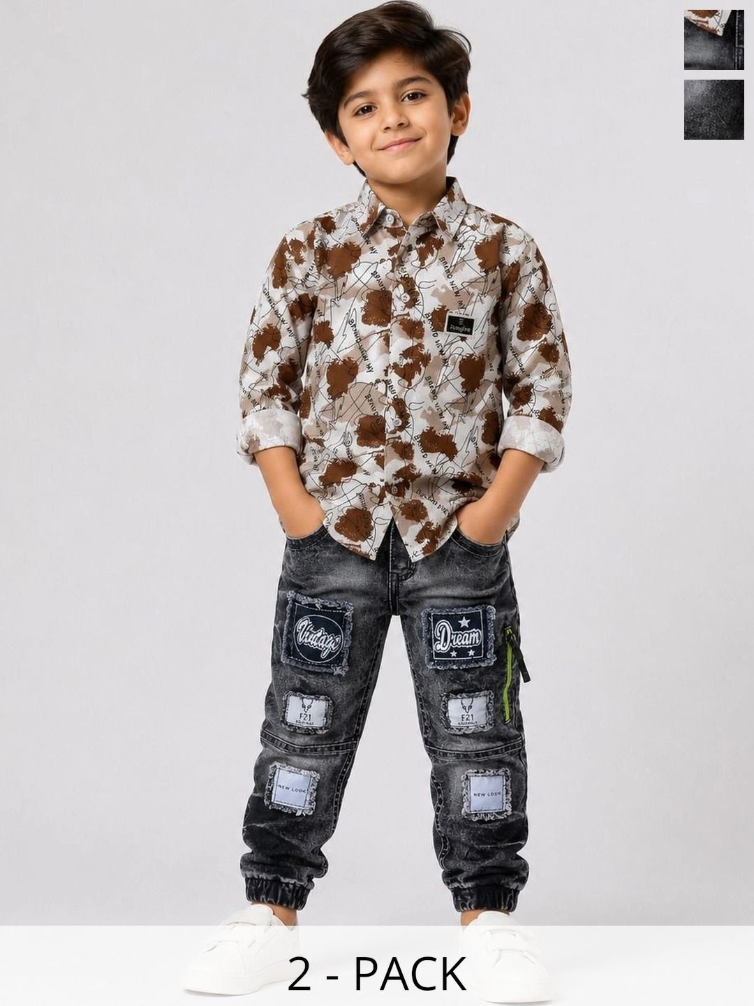 LUXURIOUS STUFF Boys Printed Shirt-picture-17