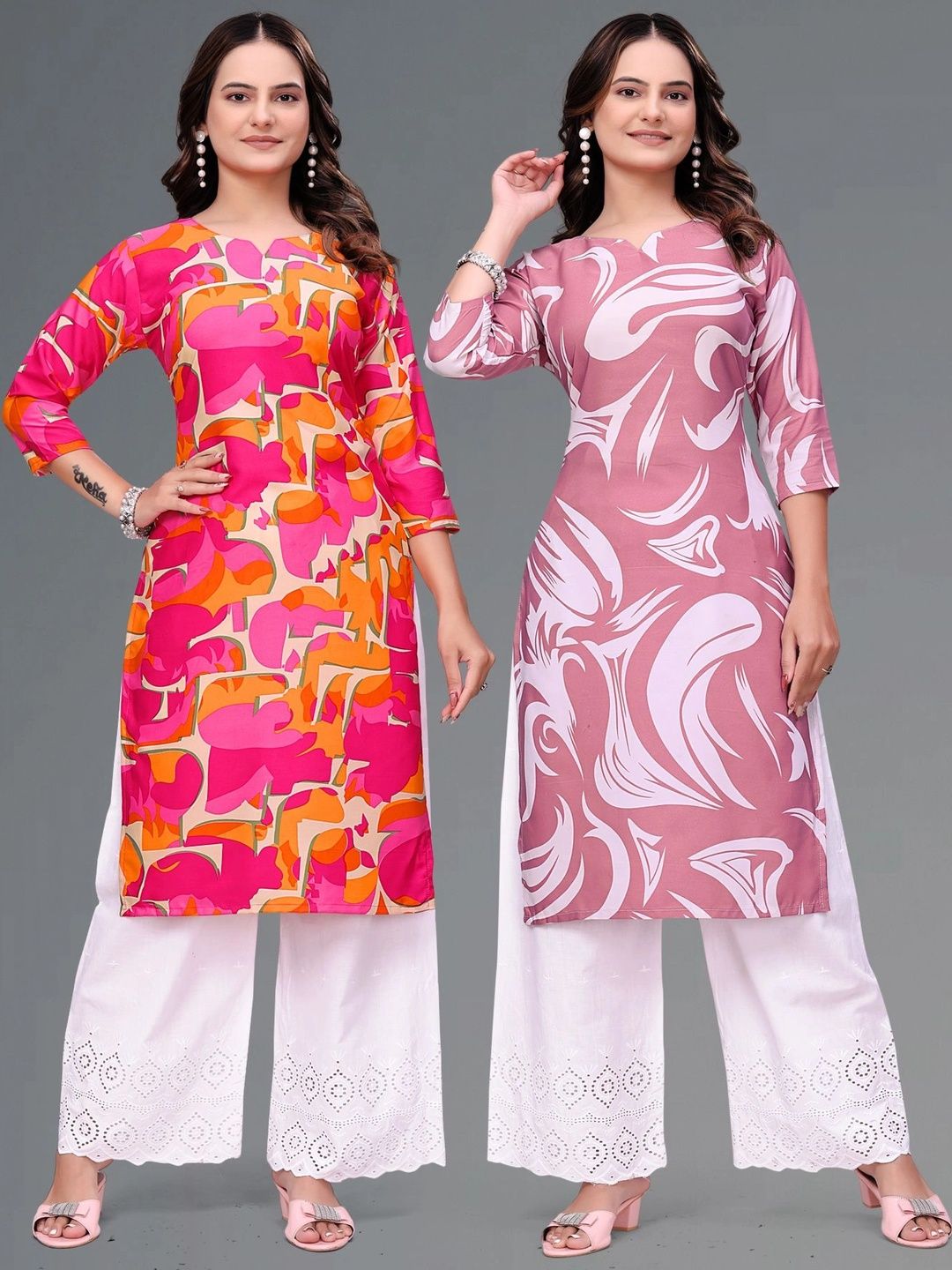 MENFLUENT Printed Pure Crepe Kurti-picture-11
