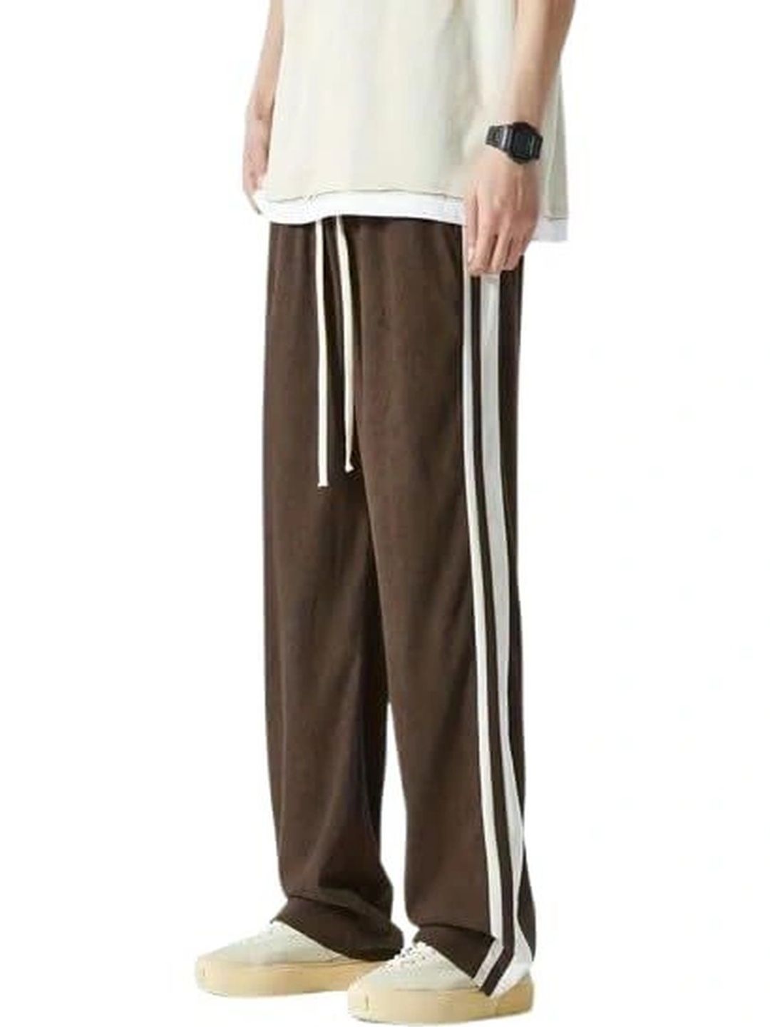 QUTUN Men Relaxed Fit Colourblocked Training Track Pants-picture-16