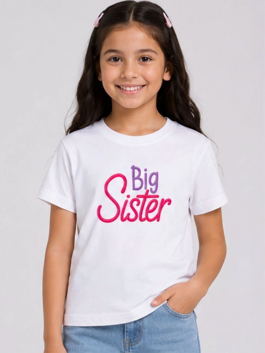 YAK YAK Girls Cotton Typography Printed T-shirt-picture-50