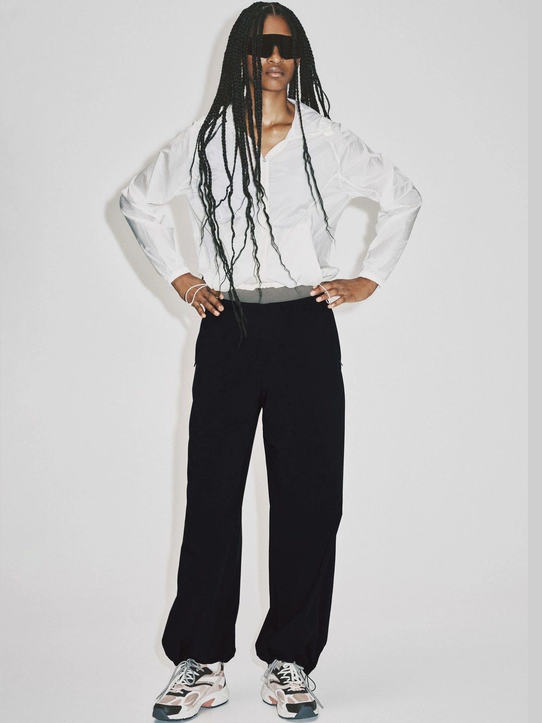 H&M MOVE Women Relaxed Fit Nylon Sports Track Pants-picture-20