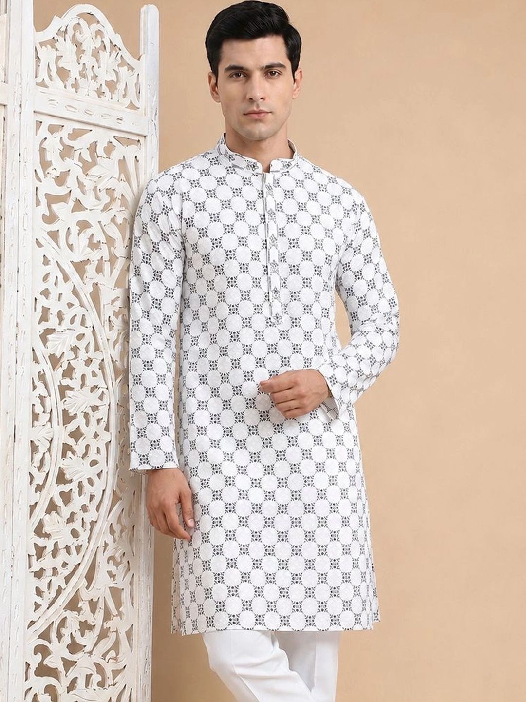 House of Pataudi Men Kurta-picture-13