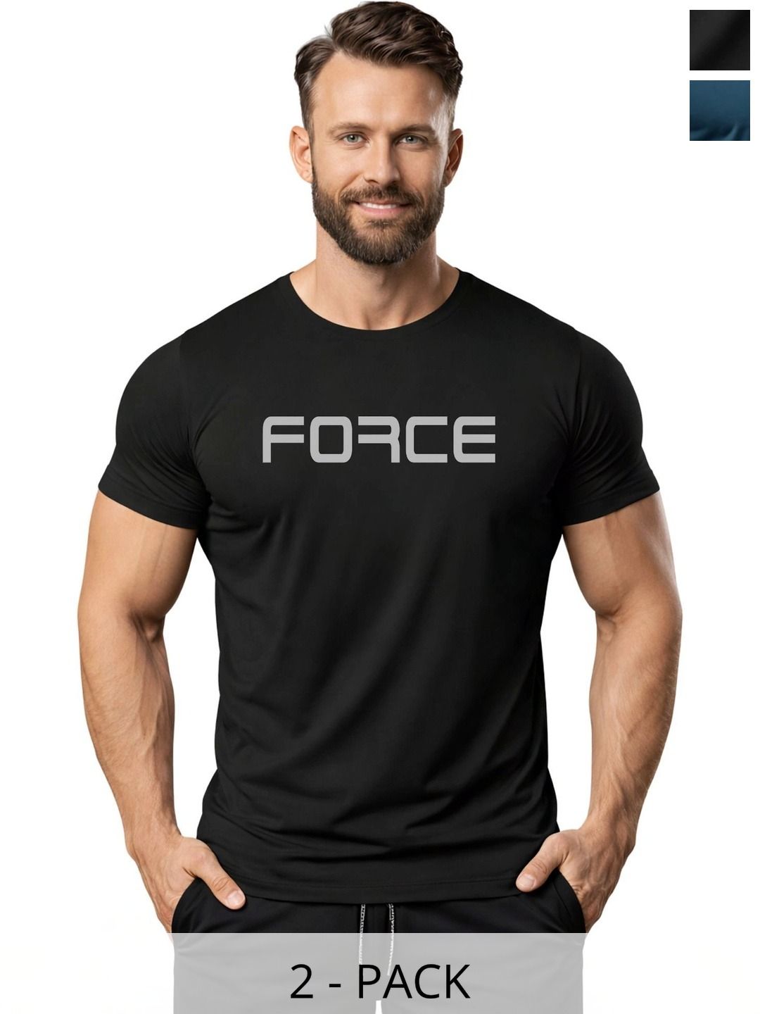 3Colors Men Typography 2 Printed Moisture Wicking T-shirt-picture-30