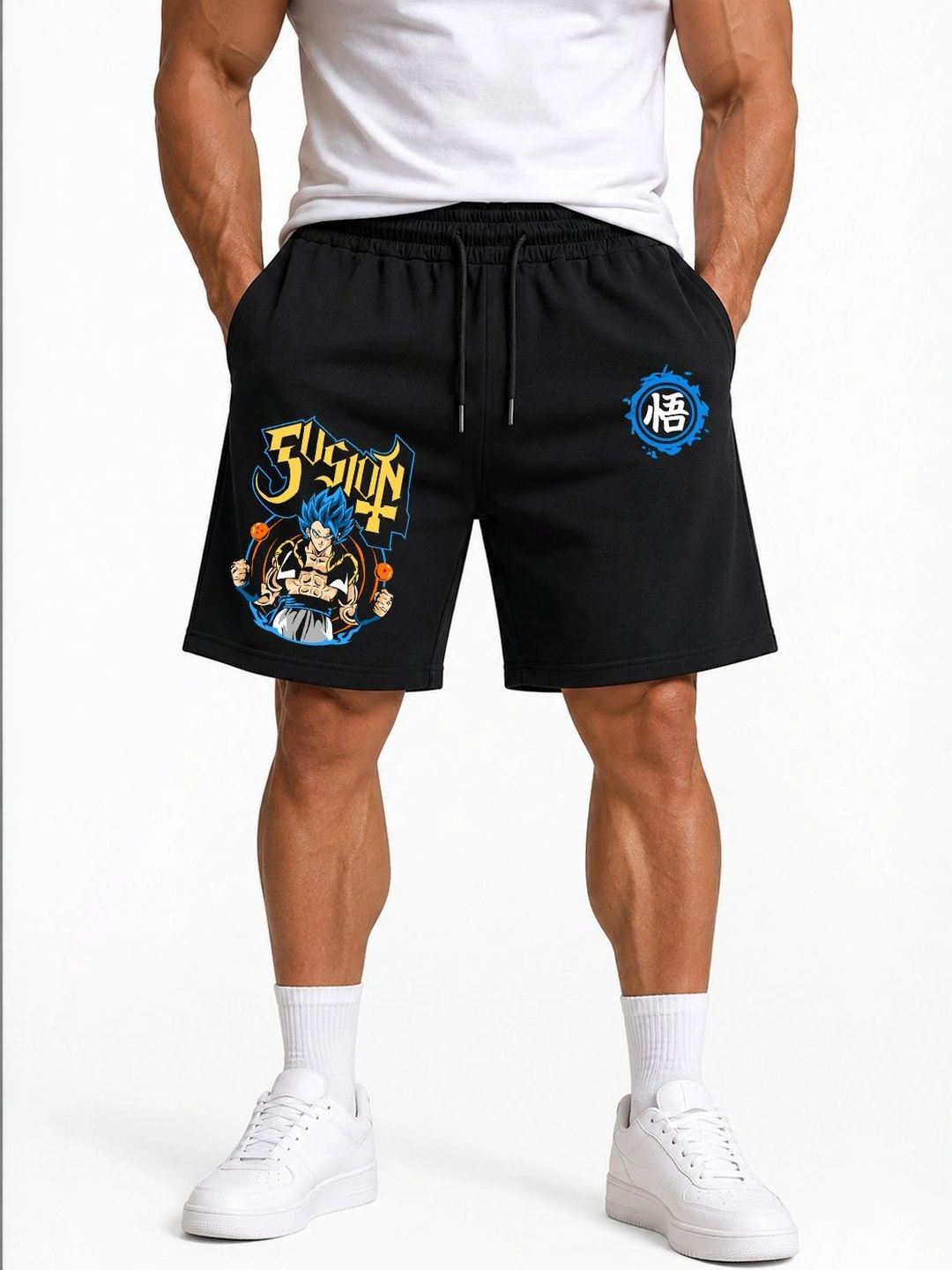 Dressing Hub Men Printed Dragon Ball Z Shorts-picture-58