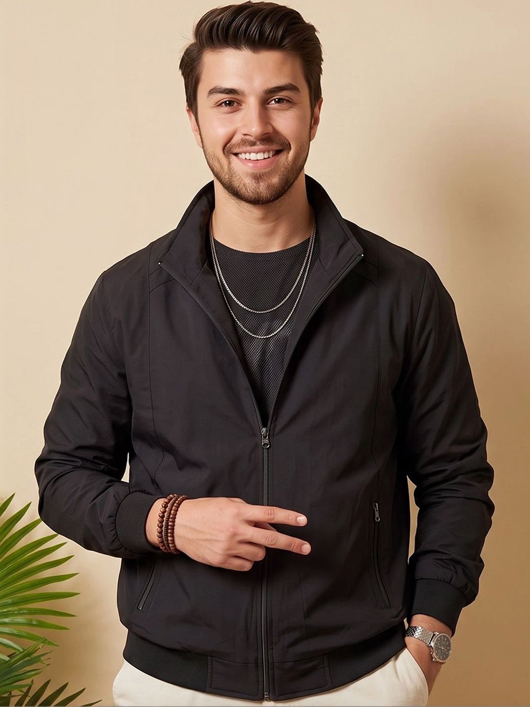 SZN Men Lightweight Bomber Jacket-picture-52