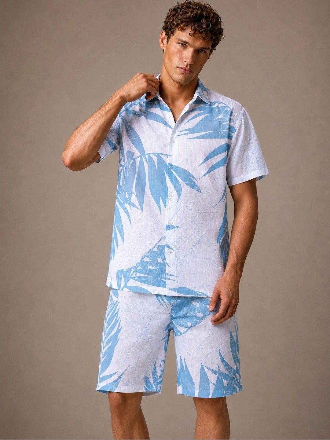 Mast & Harbour Men Classic Printed Casual Shirt-picture-39