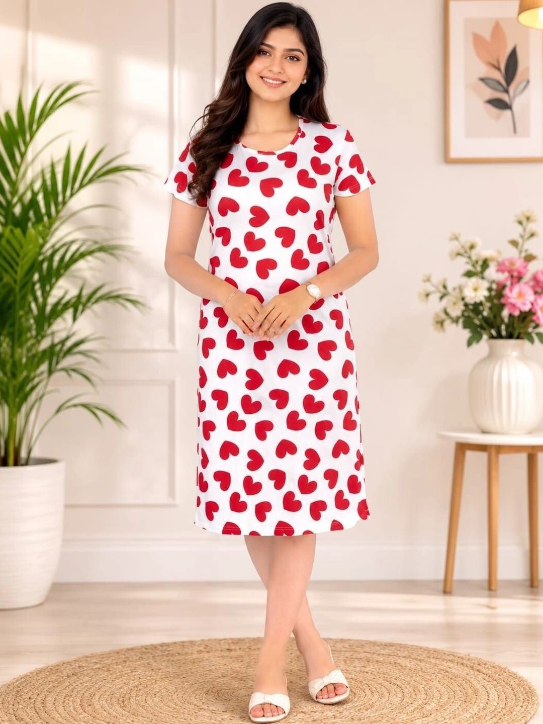 SKIIN BY TIBER Printed Nightdress-picture-53