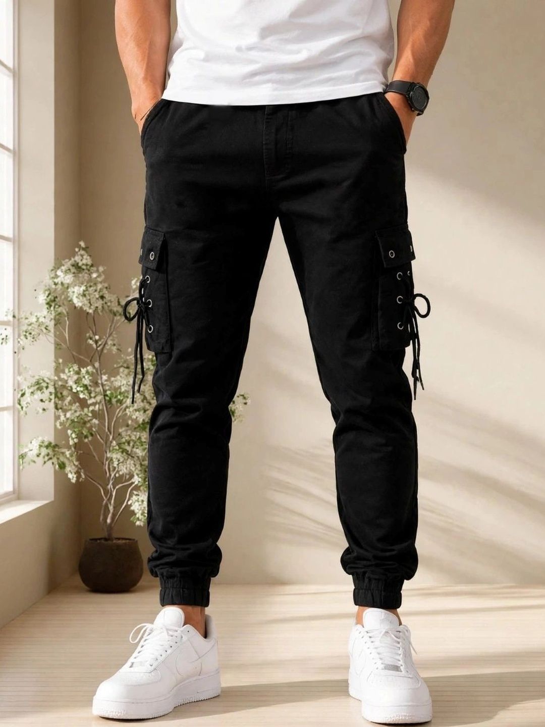 Metronaut Men Classic Cargos Trousers-picture-18