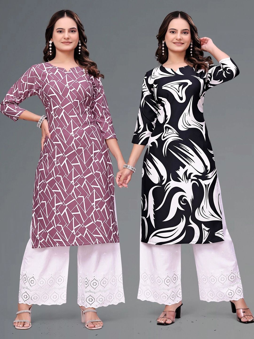 MANDIV FASHION Printed Pure Crepe Kurti-picture-20