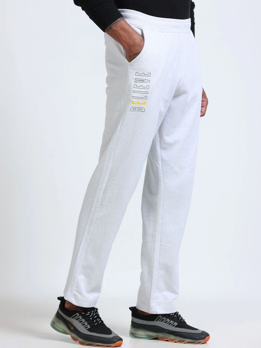 HRX by Hrithik Roshan Men Regular Fit Brand Logo Training Track Pants-picture-46