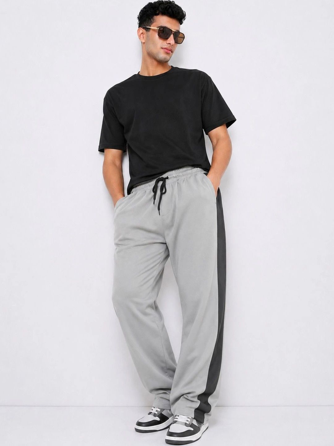 SZN Men Regular Fit Colourblocked Training Track Pants-picture-28