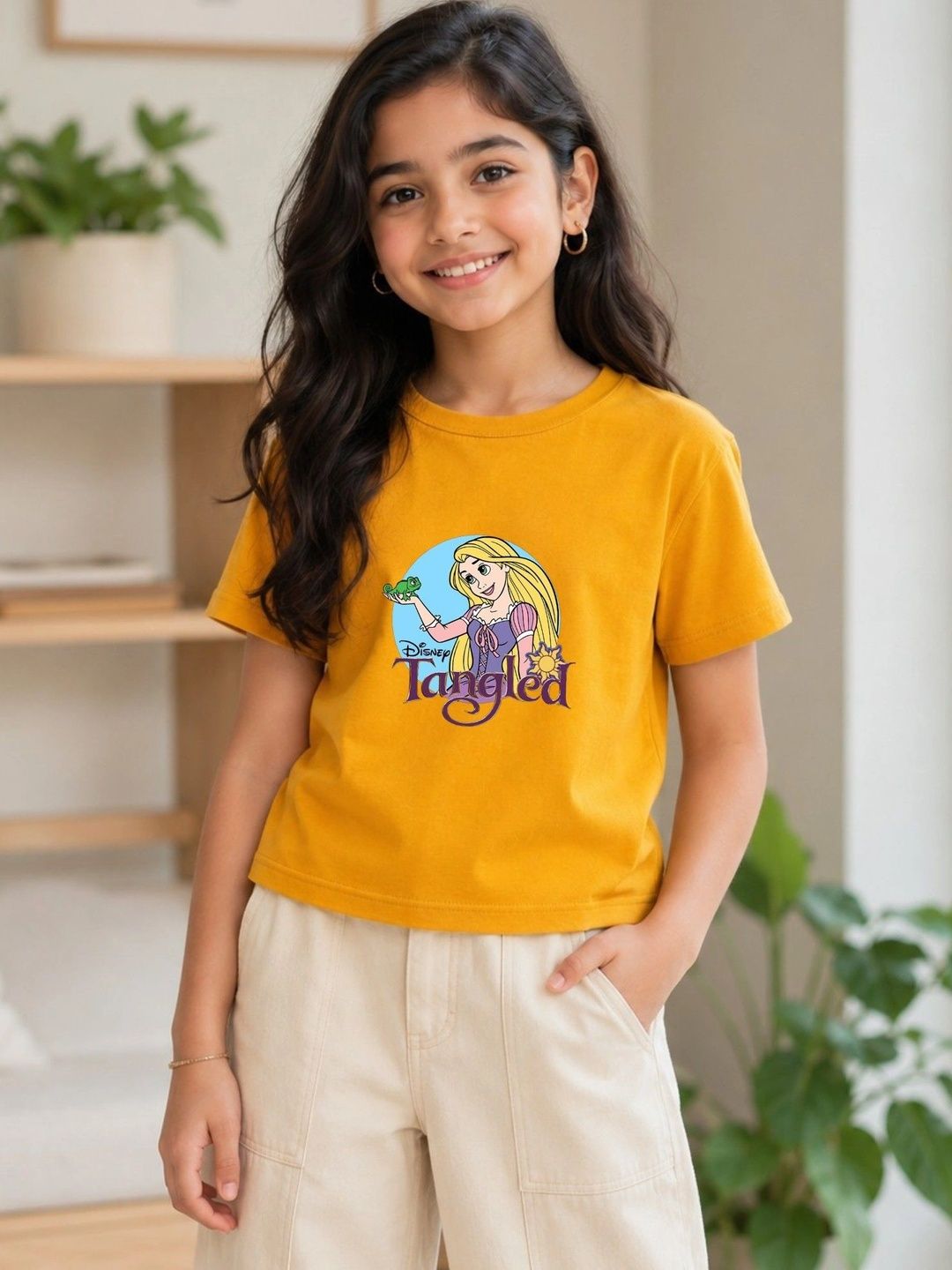 Disney By Miss and Chief Girls Printed T-shirt-picture-15