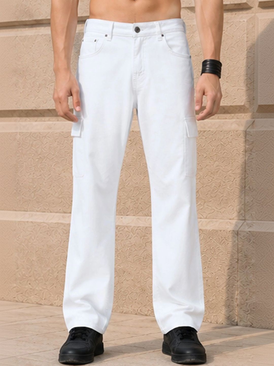 Metronaut Men Classic Cargos Trousers-picture-36