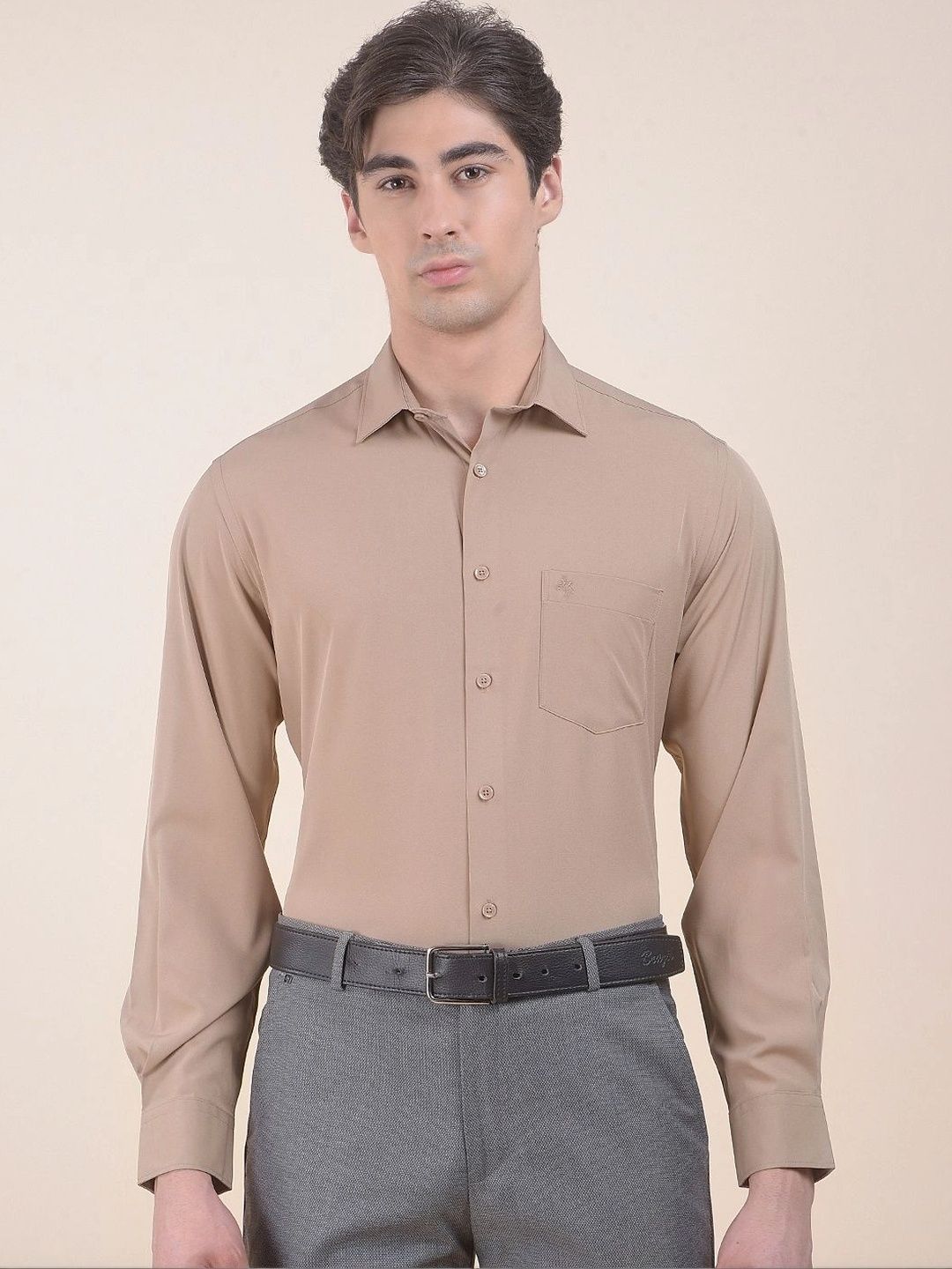 Cantabil Men Slim Fit Formal Shirt-picture-28