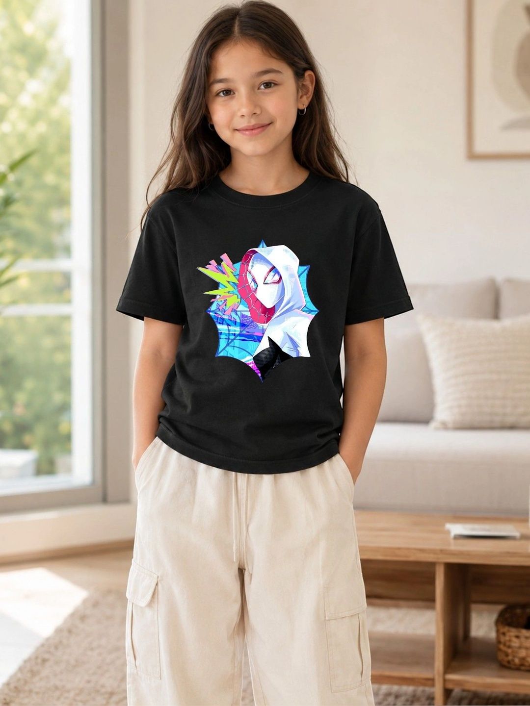 Marvel by Miss and Chief Girls Printed T-shirt-picture-26