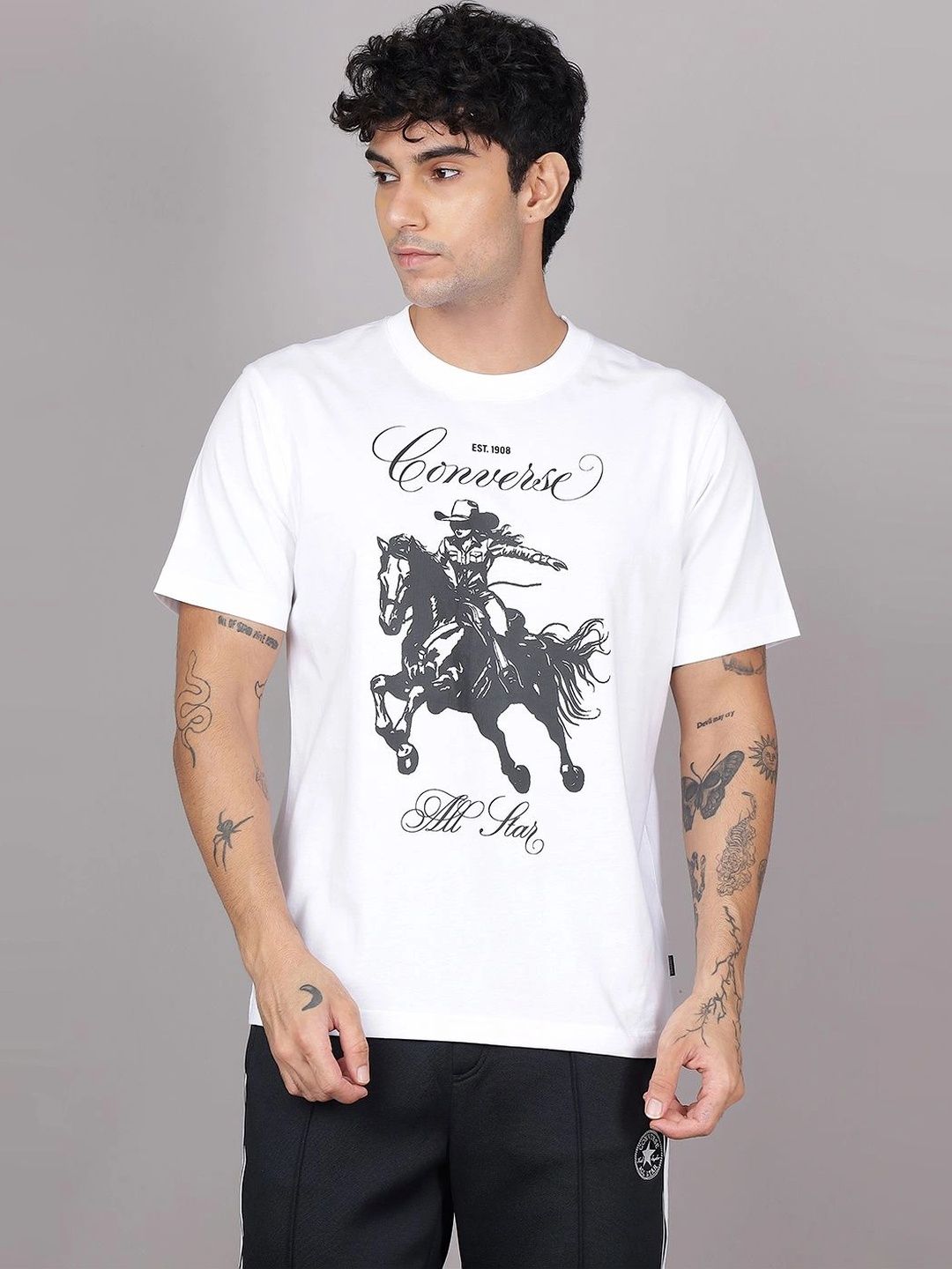 Converse Unisex Printed T-shirt-picture-29