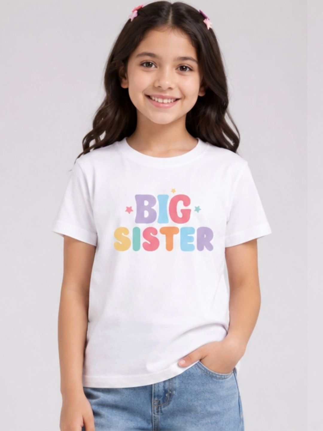 YAK YAK Girls Typography Printed Pure Cotton T-shirt-picture-19