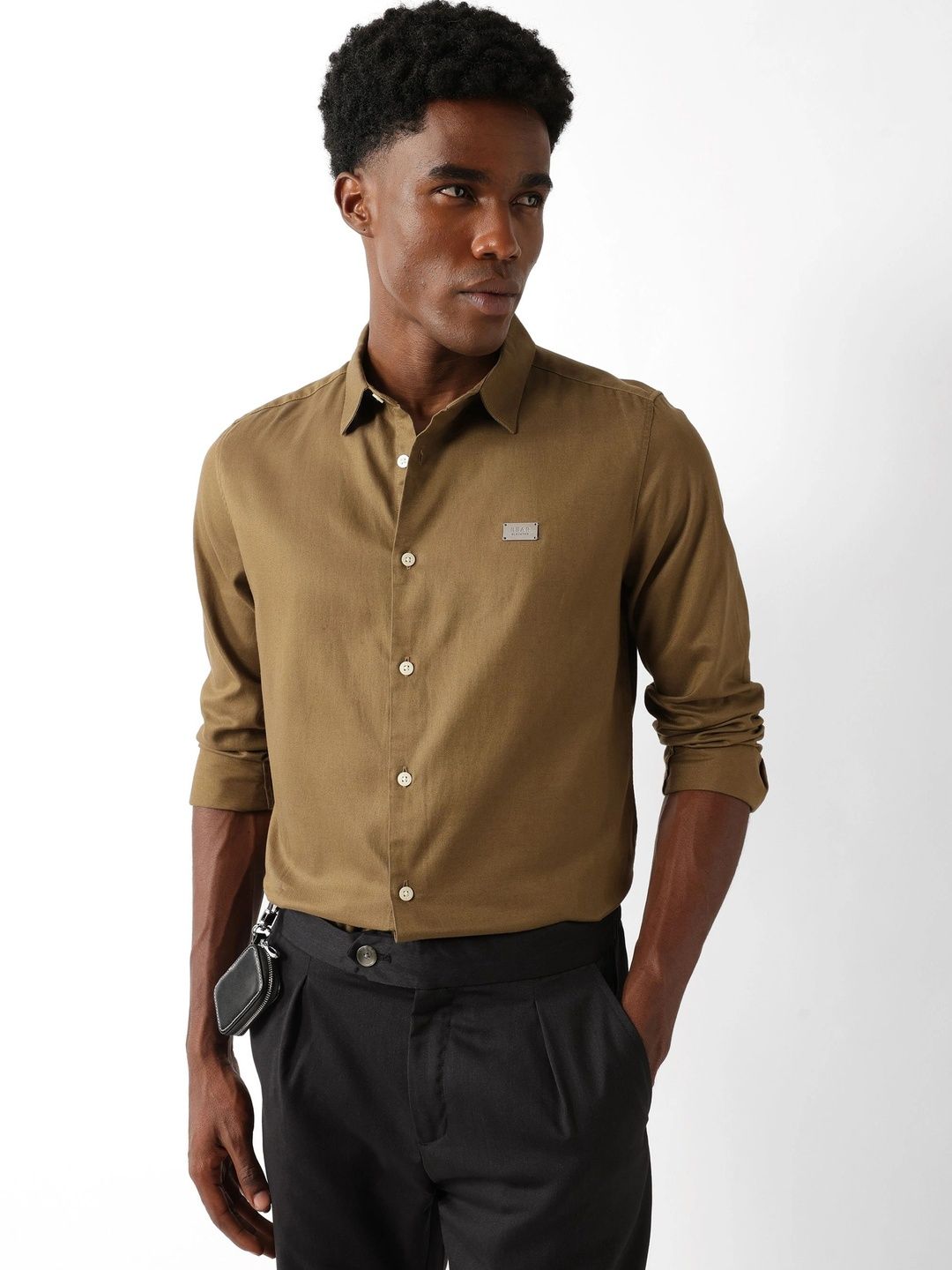 THE BEAR HOUSE Men Slim Fit Casual Shirt-picture-40